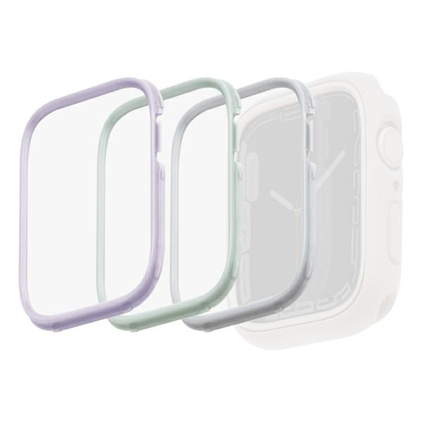 Kehys Uniq Moduo 3in1 kotelolle Apple Watch 4/5/6/7/8/SE/SE2 40/41mm - salvia, liila, valkoinen