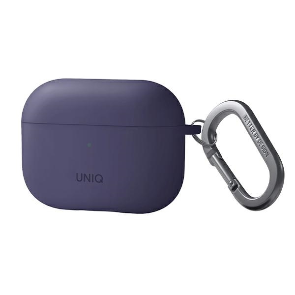 Uniq Nexo suojakuori AirPods Pro 2:lle + korvakoukut - violetti