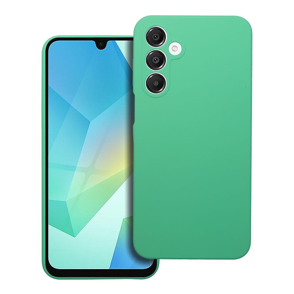 Silikoninen suojakuori Samsung A16 5G / A16 4G:lle 2mm minttu