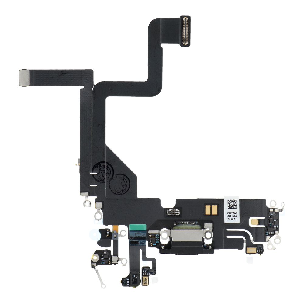 Latausflex USB IPHONE 14 Pro:lle musta (purettu)
