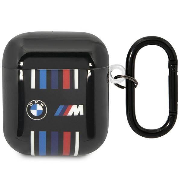 BMW BMA222SWTK AirPods 1/2 suojus musta/musta Multiple Colored Lines
