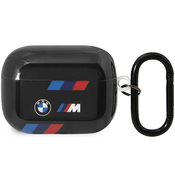 BMW BMAP222SOTK AirPods Pro 2 gen suojus musta/musta Tricolor Stripes