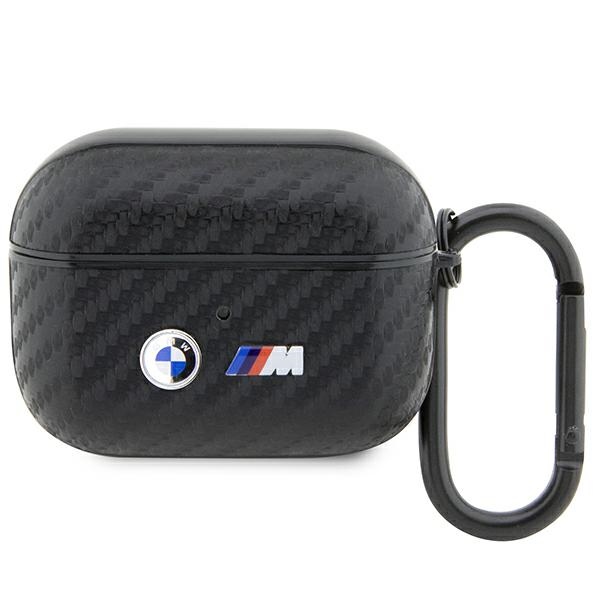 BMW BMAPWMPUCA2 AirPods Pro suojus musta/musta Carbon Double Metal Logo
