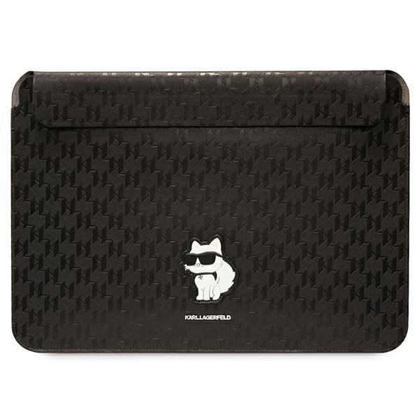 Karl Lagerfeld Saffiano Monogram Choupette Suojakuori 14 tuuman kannettavalle - musta