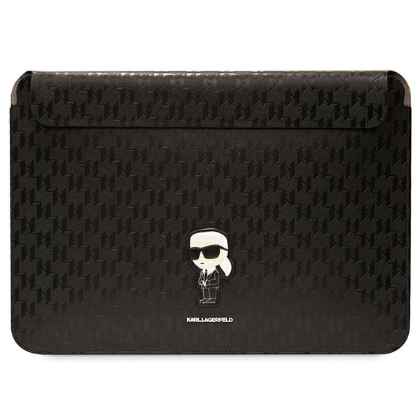 Karl Lagerfeld Saffiano Monogram Ikonik Suojakuori 14 tuuman kannettavalle - musta