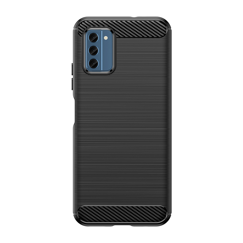Carbon Case silikoninen suojakuori Nokia C300:lle - musta