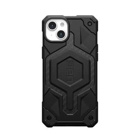 UAG Monarch Pro suojakuori MagSafe:lla iPhone 15 Plus:lle - musta carbon