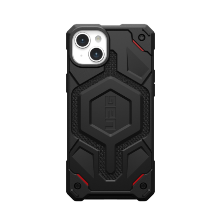 UAG Monarch suojakuori iPhone 15 Plus:lle - musta kevlar