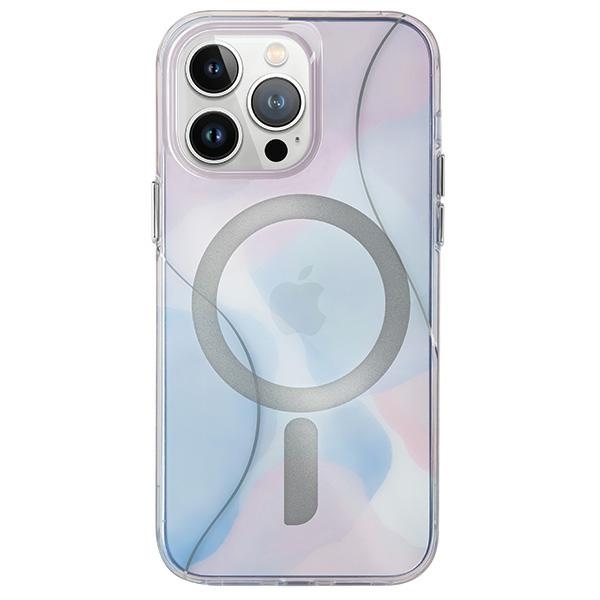 Uniq Coehl Palette Magnetic Charging Suojakuori iPhone 15 Pro:lle - sininen