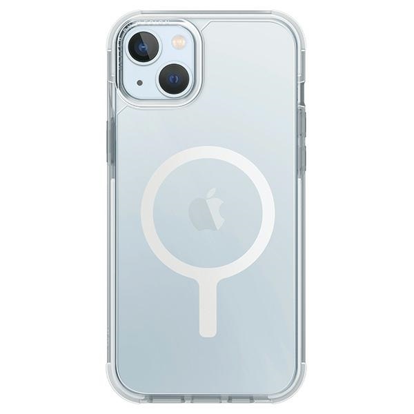 Uniq Combat Magclick lataussuoja iPhone 15 Plus - valkoinen