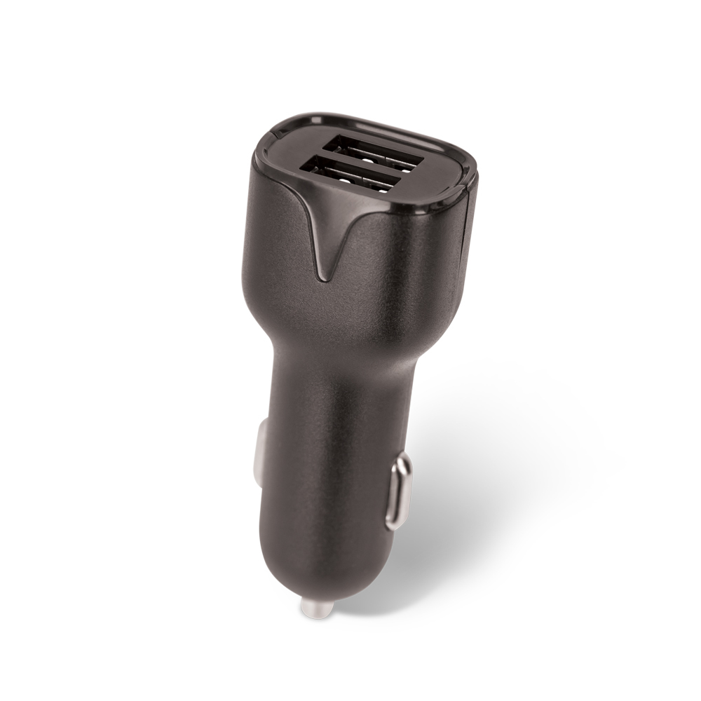 Setty autolaturi 2x USB 1,4A musta