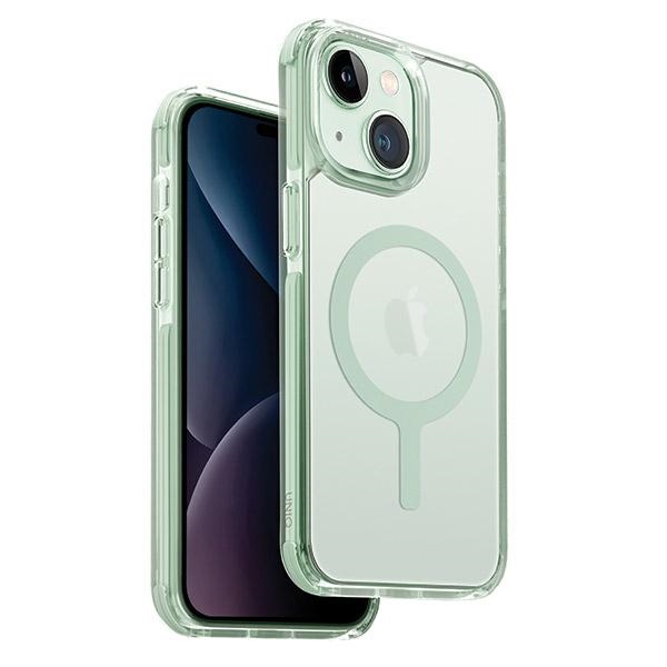 Uniq Combat Magclick lataussuojakotelo iPhone 15 Plus / 14 Plus - mintunvihreä