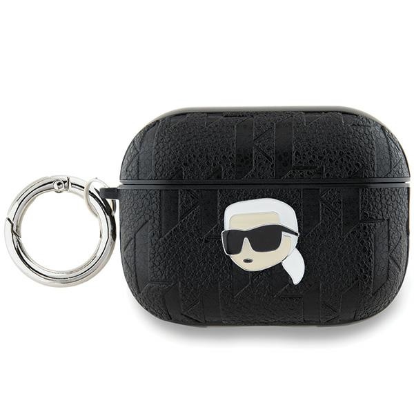 Karl Lagerfeld Monogram Karl Head suojakuori AirPods Pro 2:lle - musta
