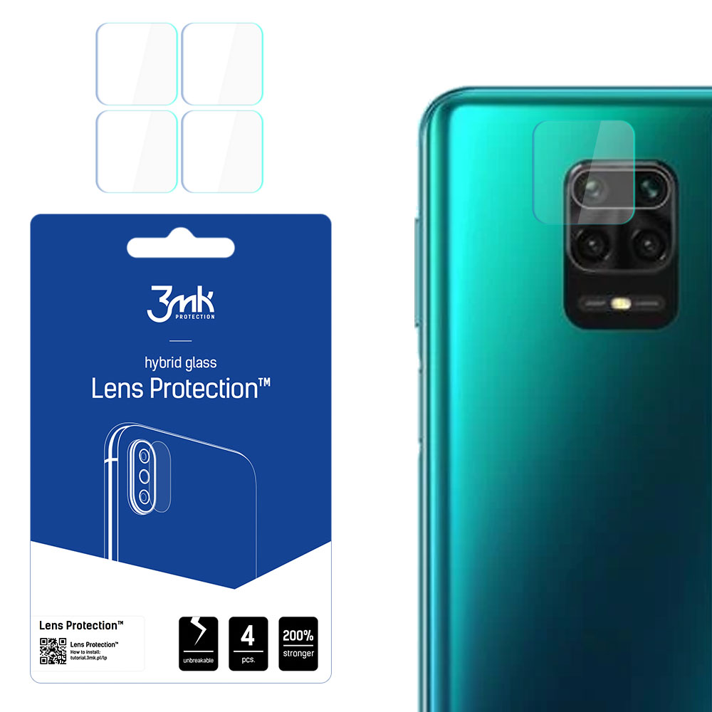 3mk Lens Protection hybridikameralasi Xiaomi Redmi Note 9 Pro Max:lle
