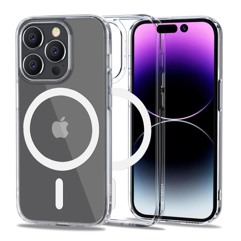 Tech-Protect FlexAir Hybrid MagSafe Suojakuori iPhone 14 Pro Maxille - Kirkas