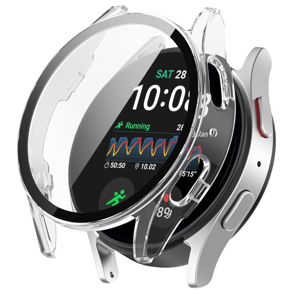 Tech-Protect Defense360 Suojakuori Samsung Galaxy Watch 7 (40mm):lle - läpinäkyvä