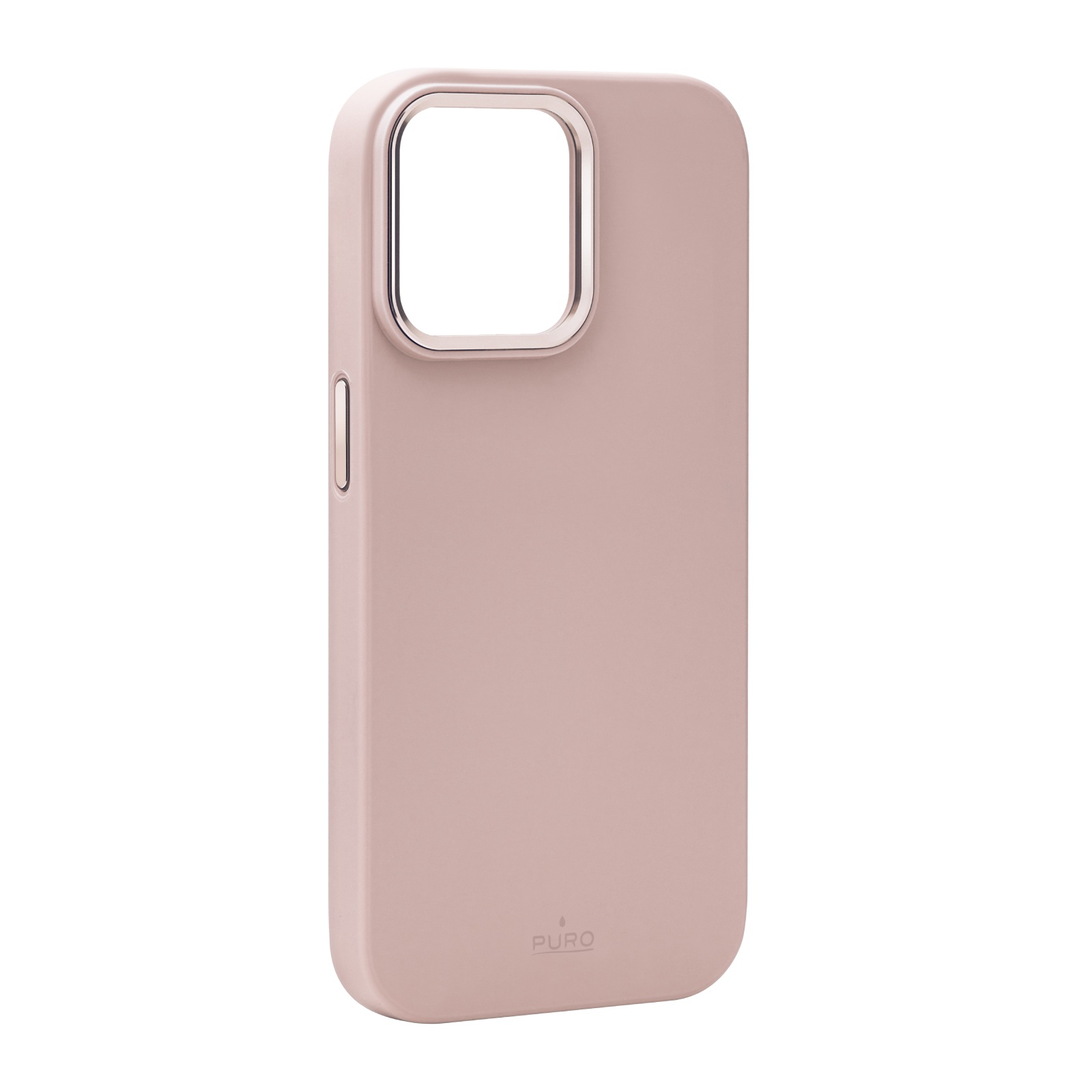 Puro Icon Mag Pro MagSafe Silikoninen Suojakuori iPhone 15 Prolle - vaaleanpunainen