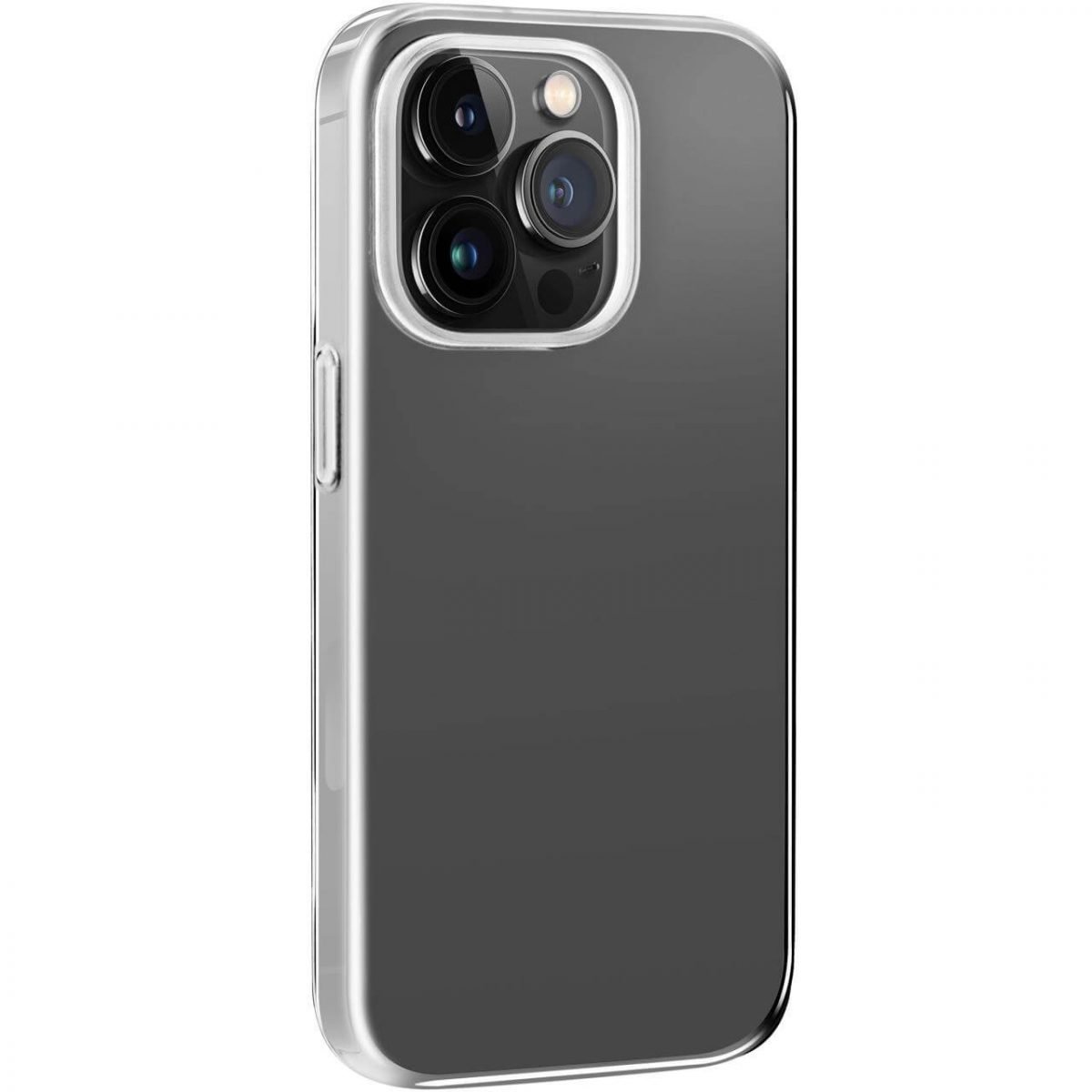 Puro Impact Clear Suojakuori iPhone 14 Pro Maxille - läpinäkyvä