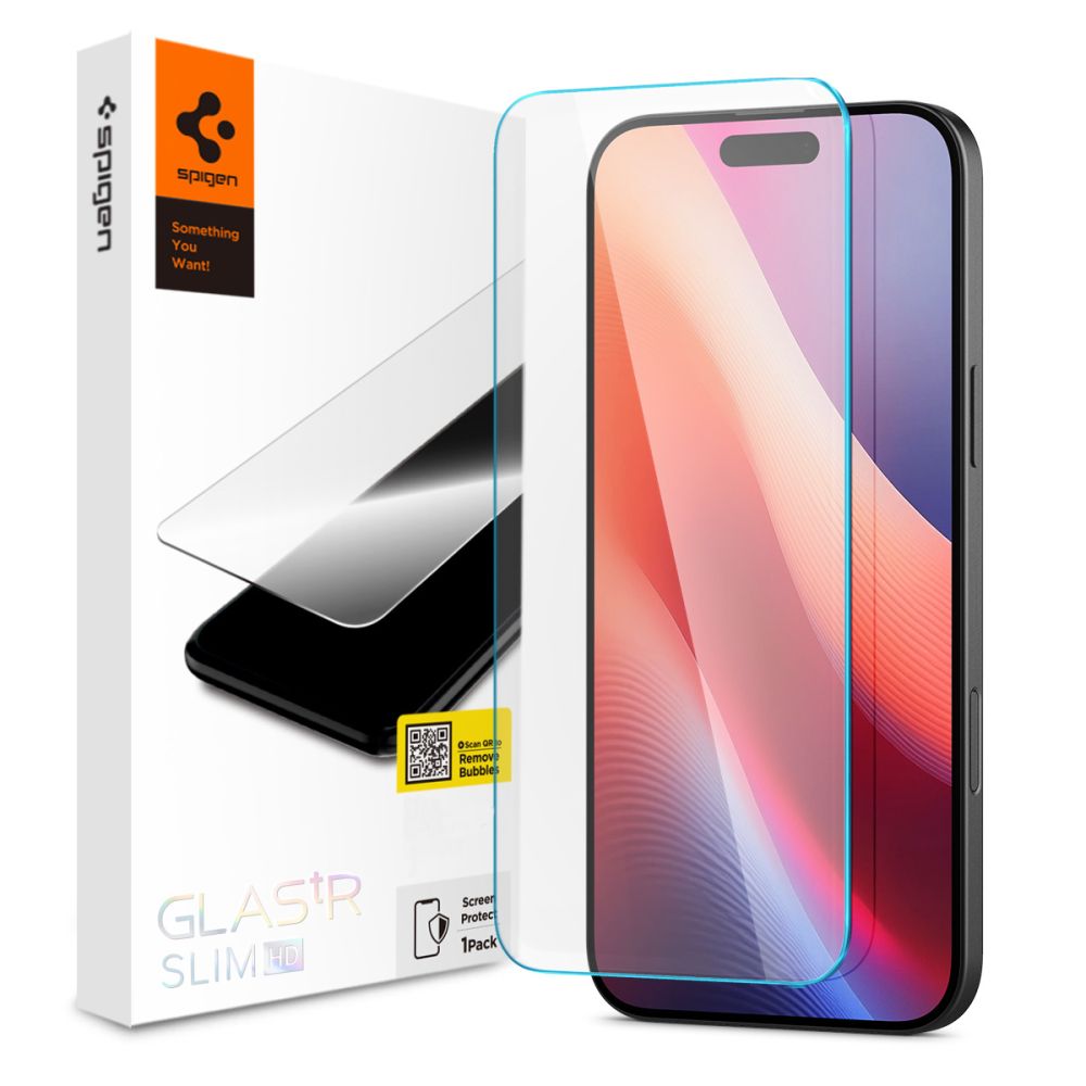 Spigen Glas.tR Slim Karkaistu lasi iPhone 15/16