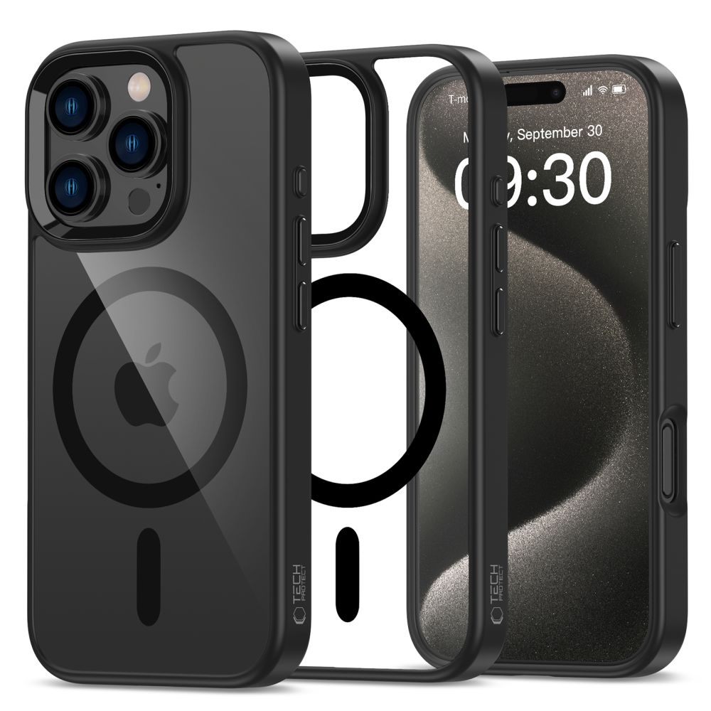 Tech-Protect MagMat MagSafe Suojakuori iPhone 16 Pro Max:lle - läpinäkyvä