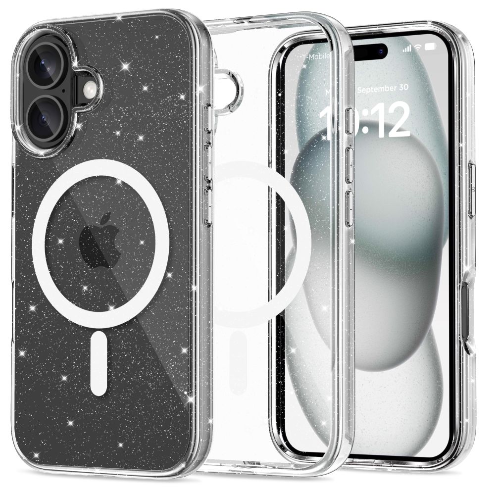 Tech-Protect FlexAir Hybrid MagSafe Suojakuori iPhone 16:lle - läpinäkyvä