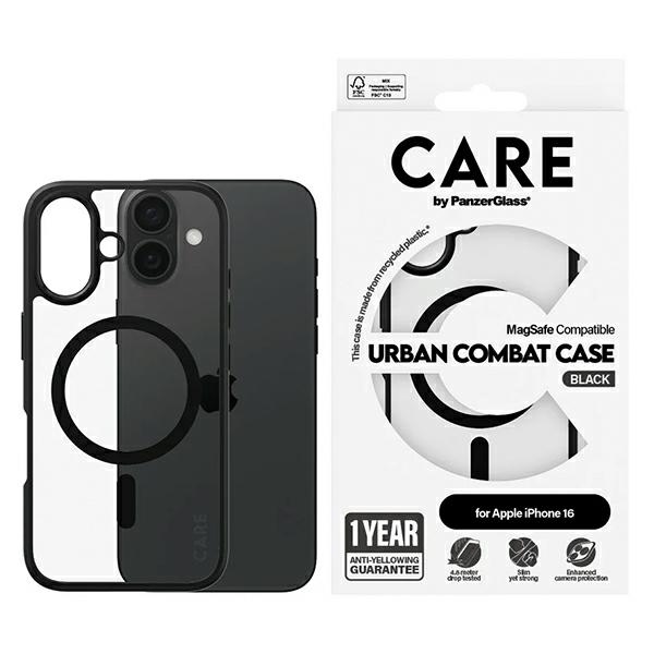 CARE by PanzerGlass Flagship Urban suojakuori iPhone 16 6.1' MagSafe 1357