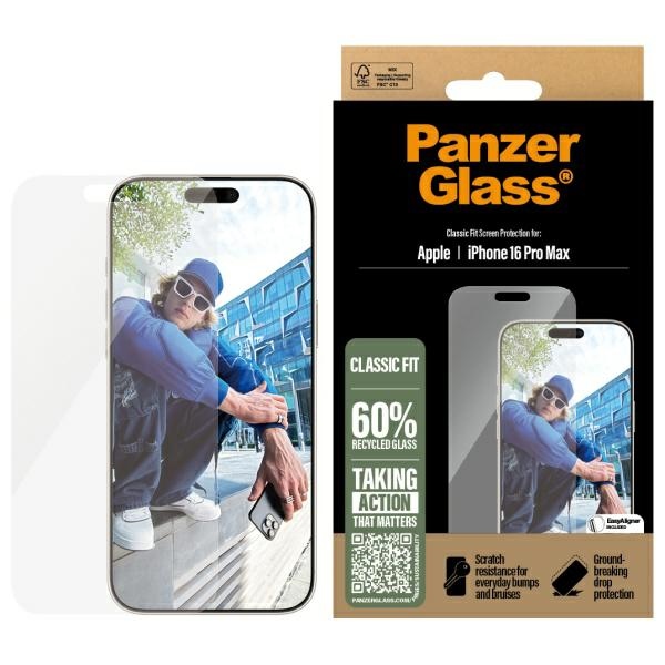 PanzerGlass näytönsuoja iPhone 16 Pro Max 6.9' Classic Fit 2876
