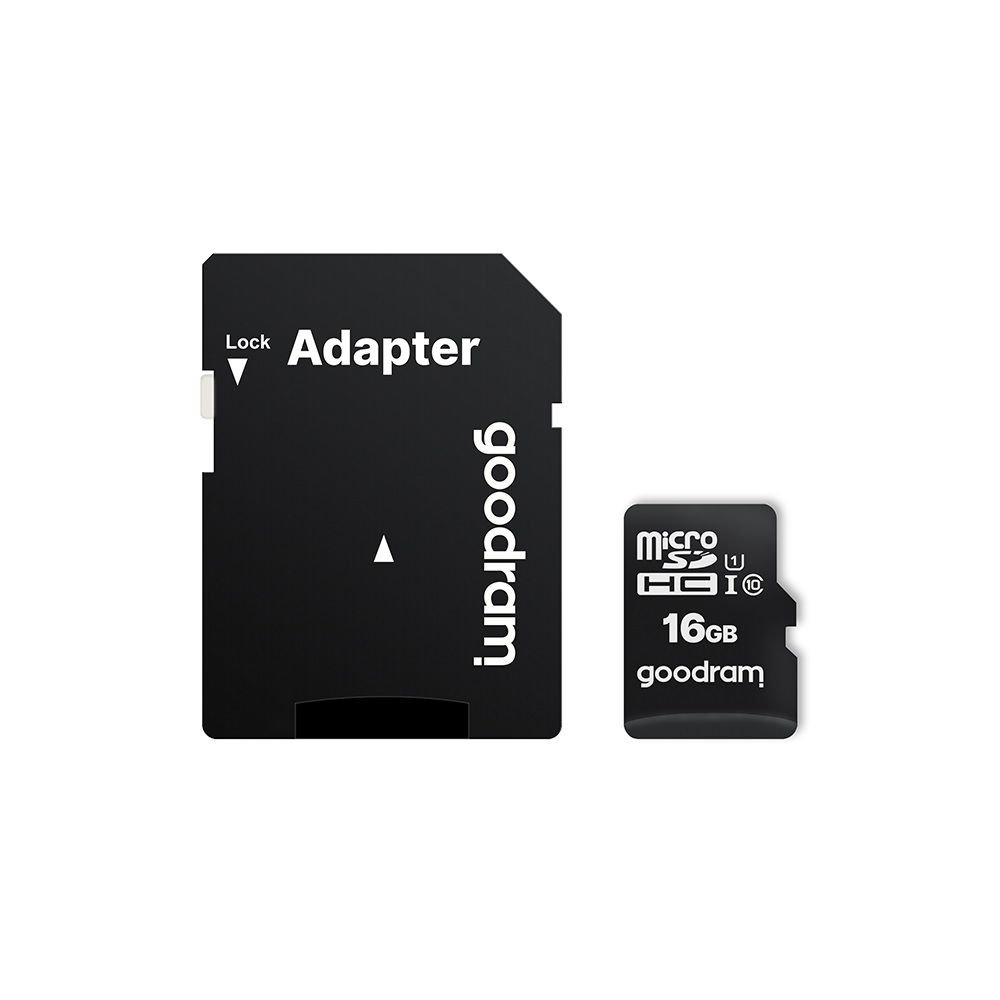 GoodRam muistikortti 16 GB microSDHC luokka 10 UHS-I + sovitin