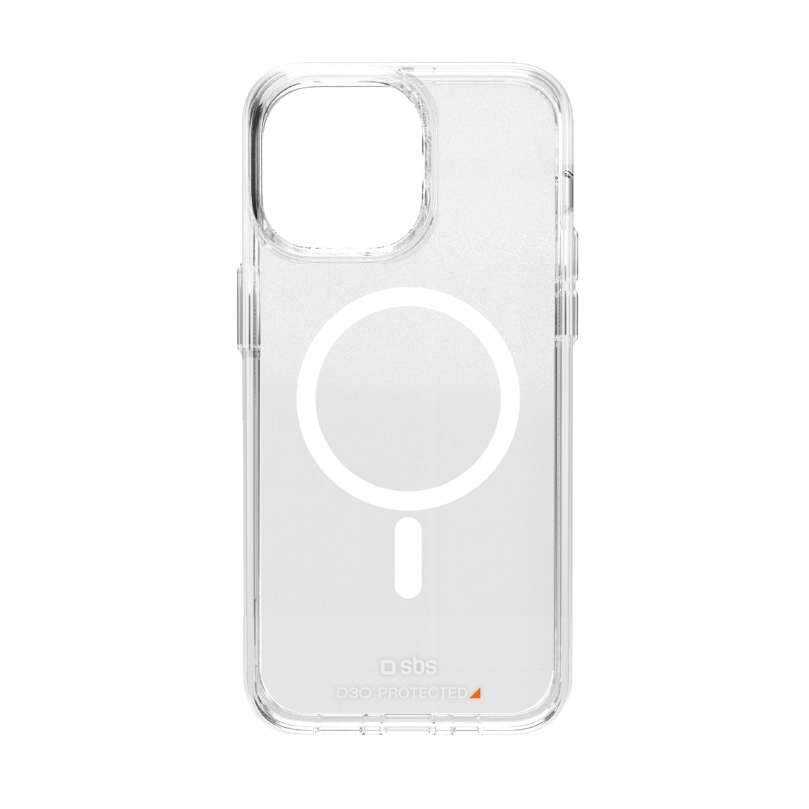 SBS D3O MagSafe Suojakuori iPhone 15 Pro Max:lle - kirkas
