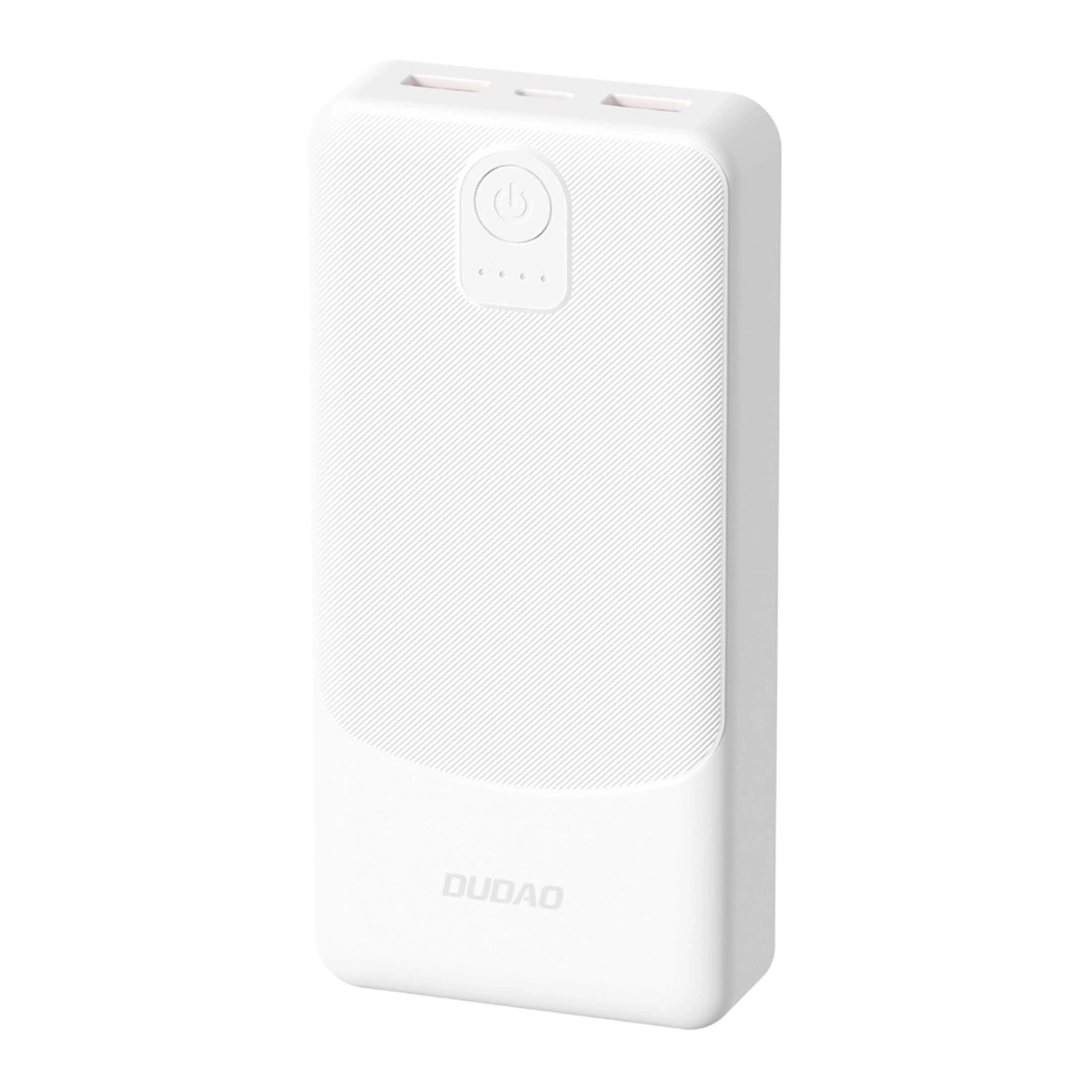 Powerbank Dudao K10Pro 2.4A 20000mAh 2 x USB-A - valkoinen