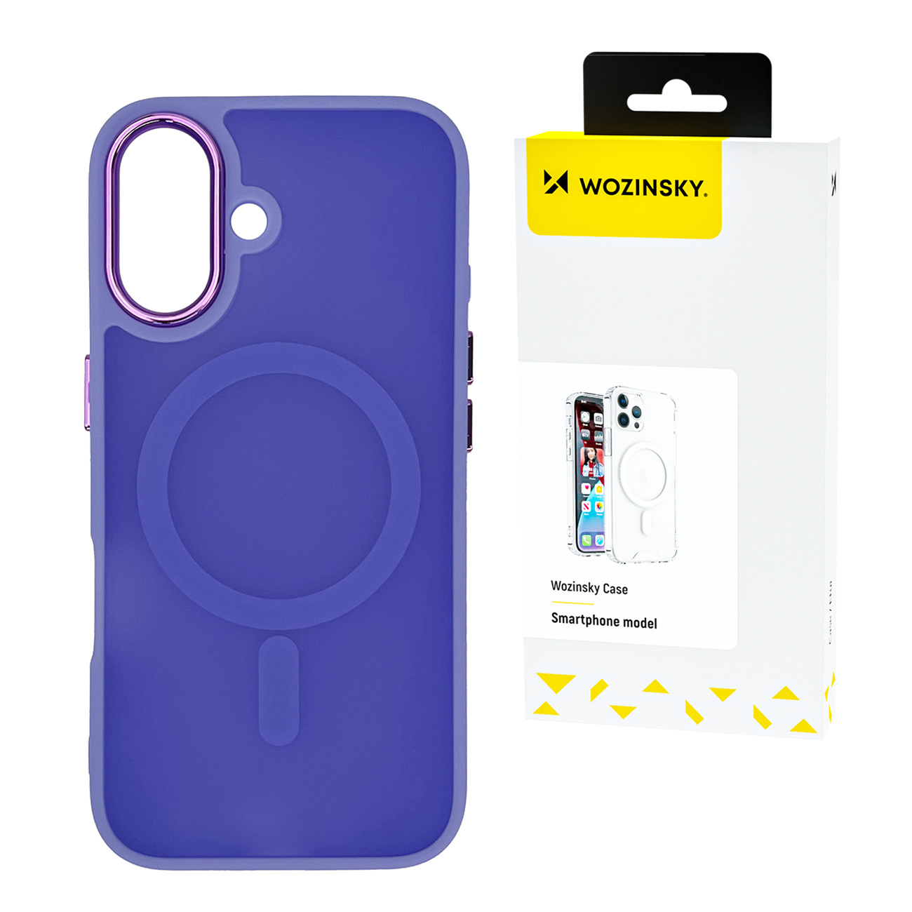 Wozinsky Fashion Suojakuori MagSafe Samsung Galaxy S25+:lle - violetti