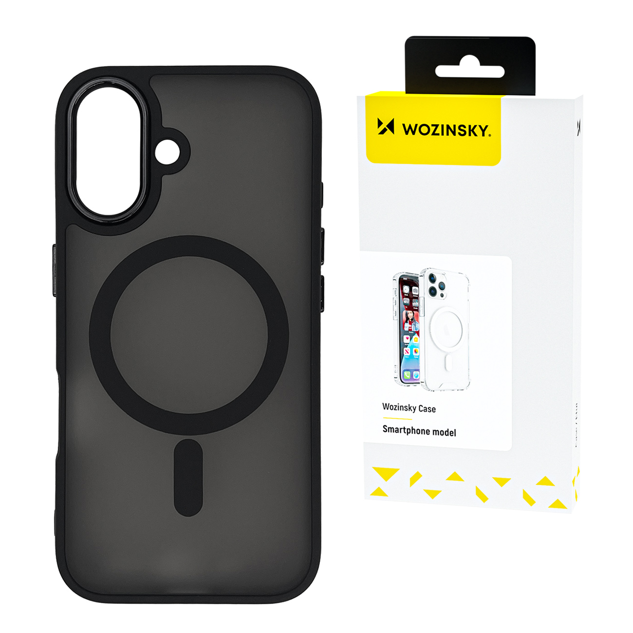 Wozinsky Fashion Suojakuori MagSafe Samsung Galaxy S25+:lle - musta