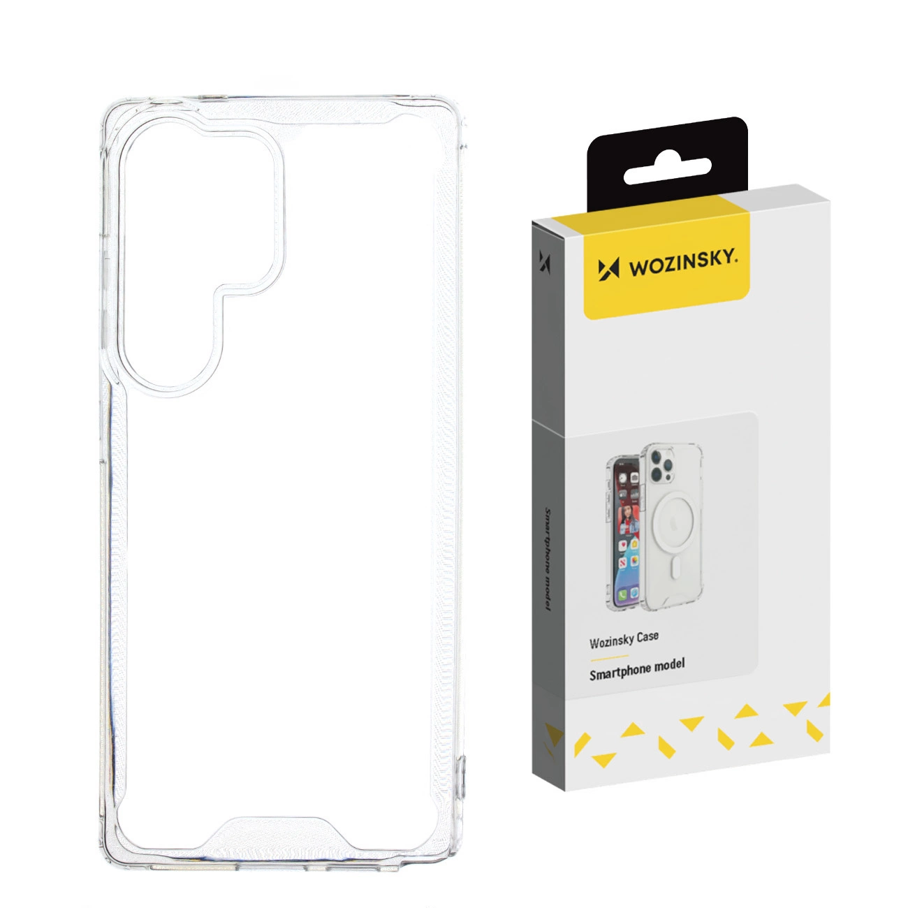 Wozinsky Clear Corner Suojakuori Samsung Galaxy S25+:lle - läpinäkyvä