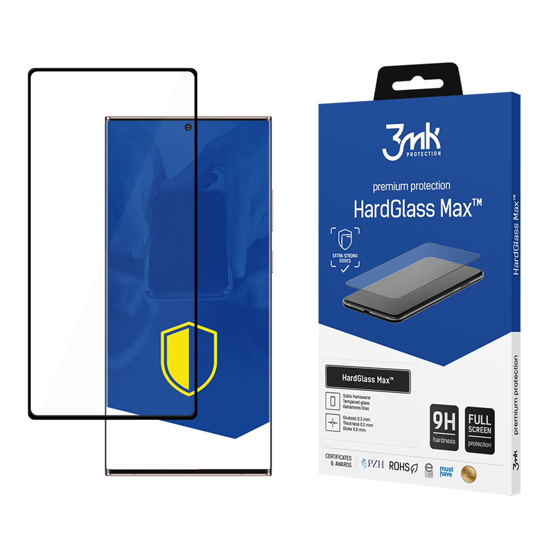 Karkaistu lasi 3mk HardGlass Max FingerPrint Samsung Galaxy Note 20 Ultra 5G:lle