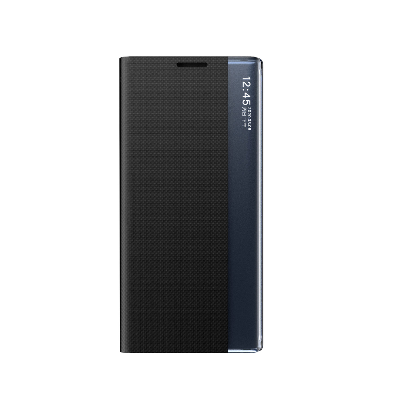 New Sleep Case Flip Cover with Stand Function for Samsung Galaxy A36 - Black