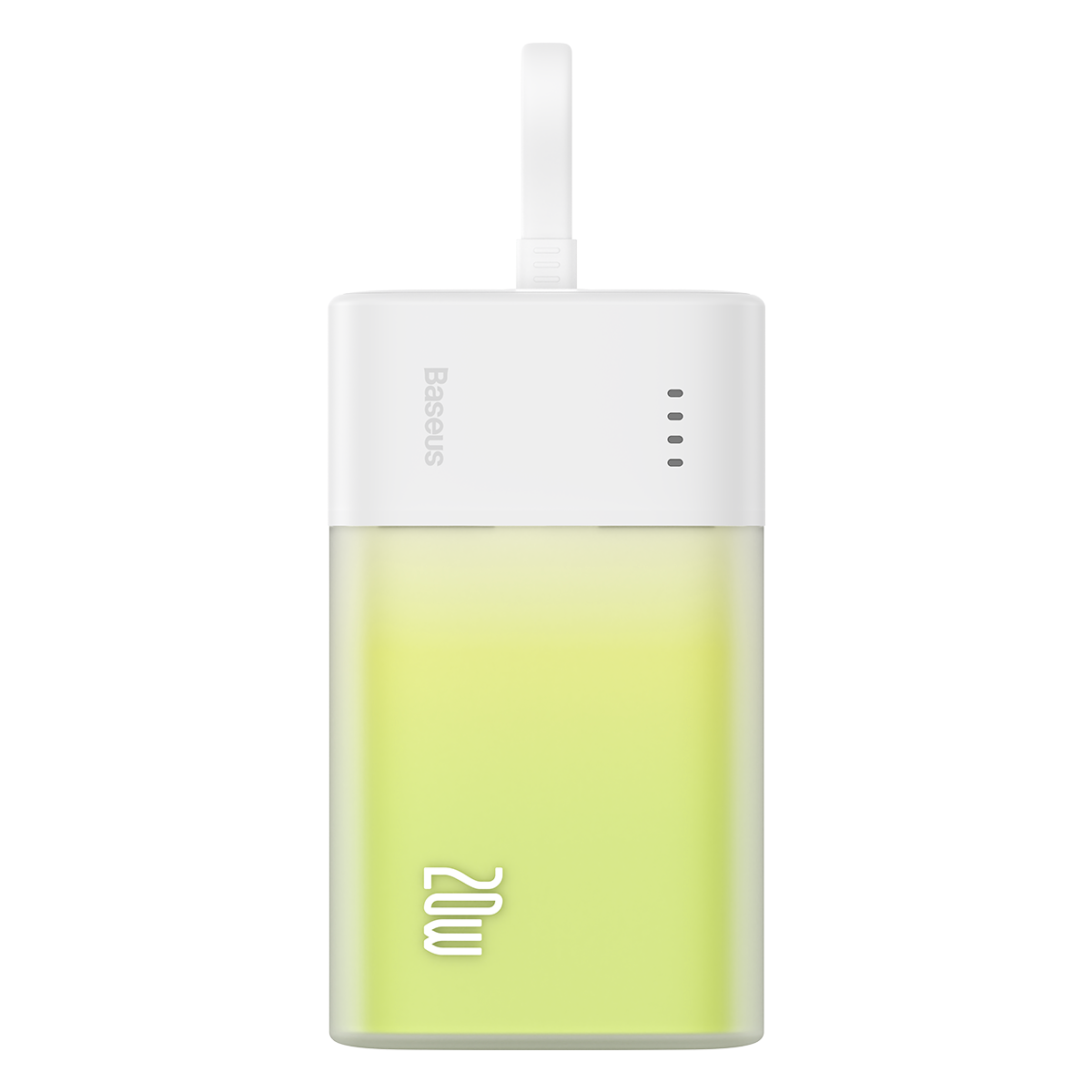 Ulkoinen akku Baseus-varavirtalähde 5200mAh (1xType-C; QC3.0 60W) valkoinen