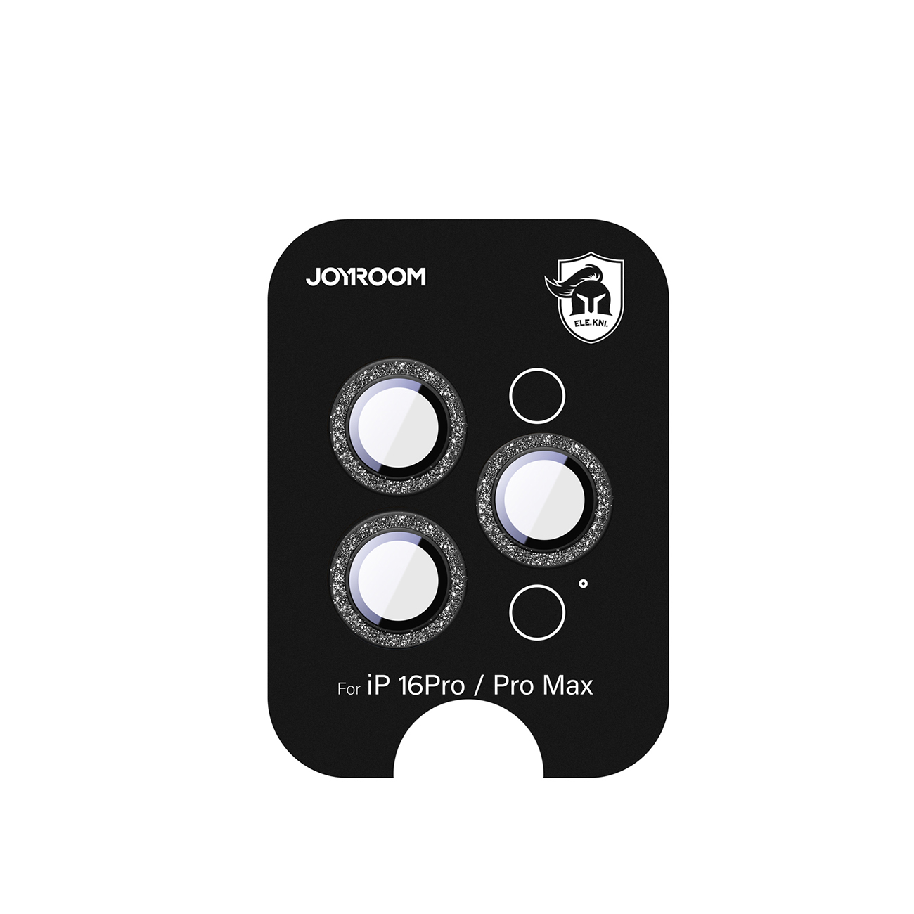 Joyroom JR-MSF0303 Lasi Näytönsuoja iPhone 16 Pro/16 Pro Max linsseihin - musta