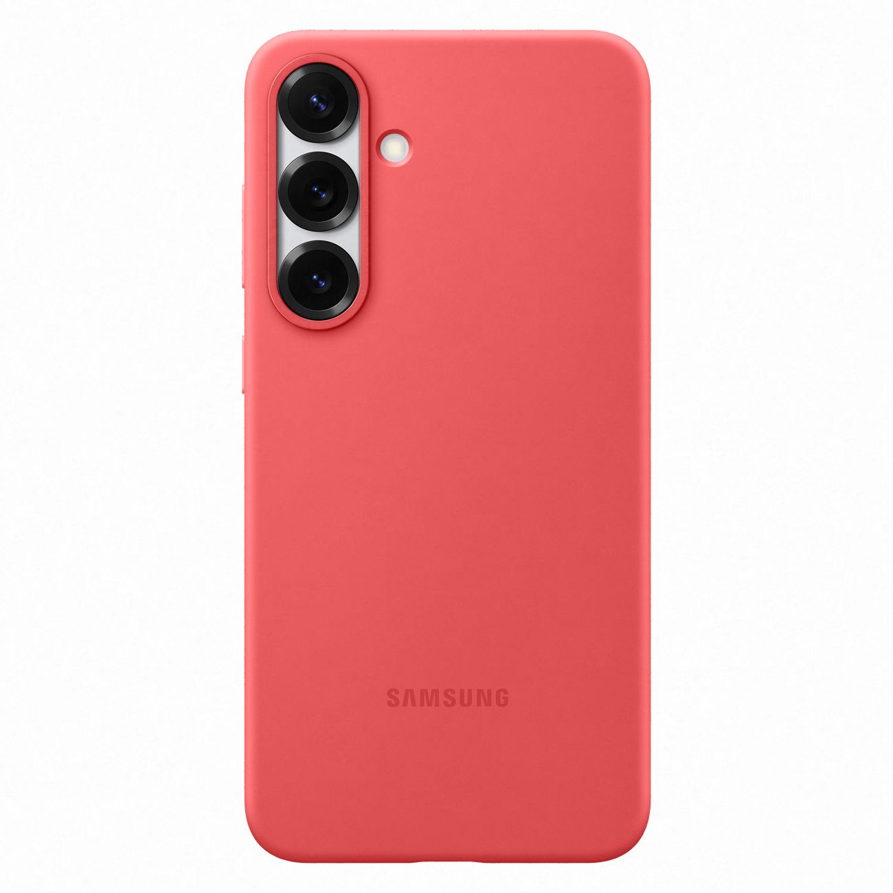 Samsung Silicone Case -suojakuori Samsung Galaxy S25+ -mallille, punainen