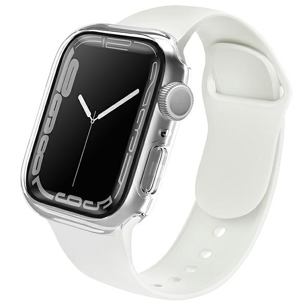 Uniq Legion kotelo Apple Watch Series 7/8/9 45mm - läpinäkyvä
