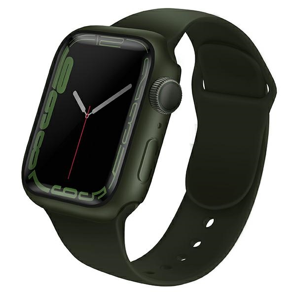 Uniq Legion kotelo Apple Watch Series 7/8/9 45mm vihreä/vihreä