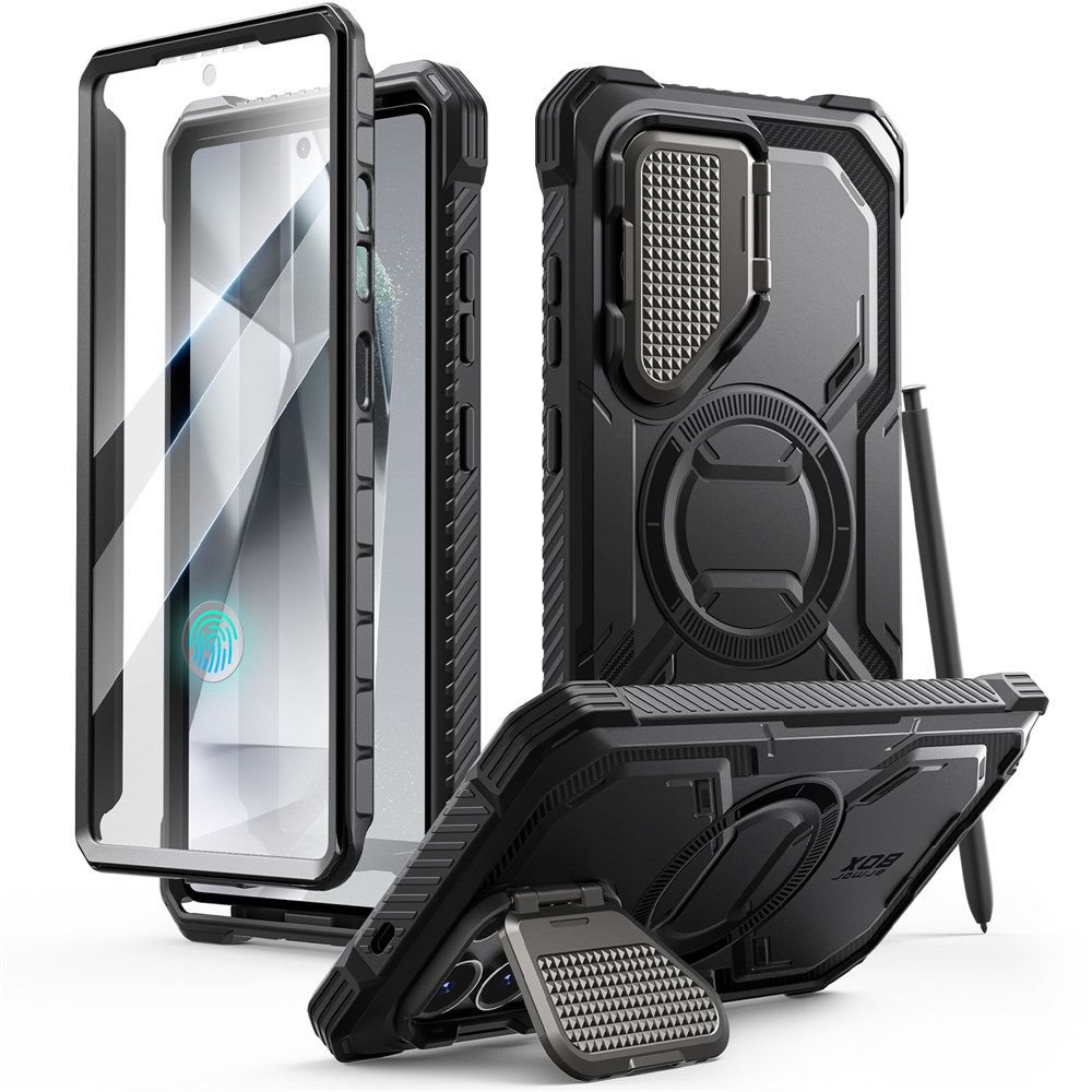 Supcase IBLSN Armorbox Mag Suojakuori Samsung Galaxy S25 Ultralle - musta