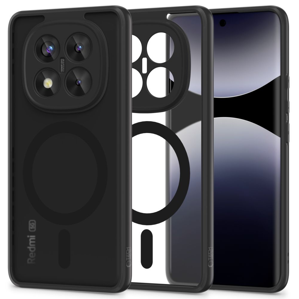 Tech-Protect MagMat MagSafe Suojakuori Xiaomi Redmi Note 14 Pro+ 5G:lle - mattamusta