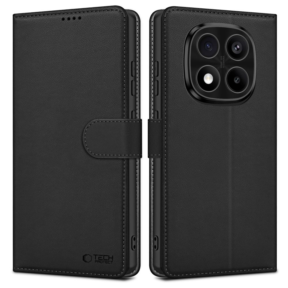 Tech-Protect Lompakkokuori Xiaomi Redmi Note 14 Pro 5G / 14 Pro+ 5G / Poco X7 5G:lle - mattamusta