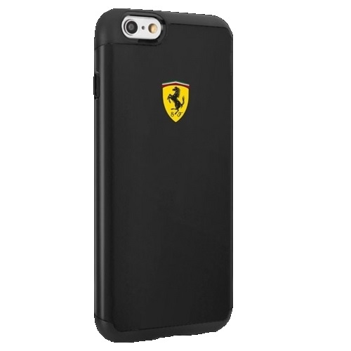 Ferrari Shockproof suojakuori iPhone 6 / 6S:lle - musta