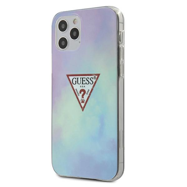Guess Tie & Die Collection Suojakuori iPhone 12 / 12 Pro 6.1":lle - sininen