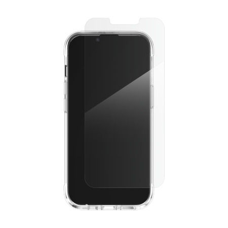 ZAGG setti Suojakuori + Karkaistu lasi LUXE BUNDLE iPhone 13 / 14 / 15 / 16e:lle - läpinäkyvä