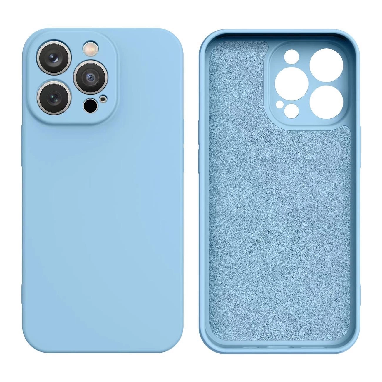 Silikoninen Suojakuori iPhone 16e / 17e:lle - sininen