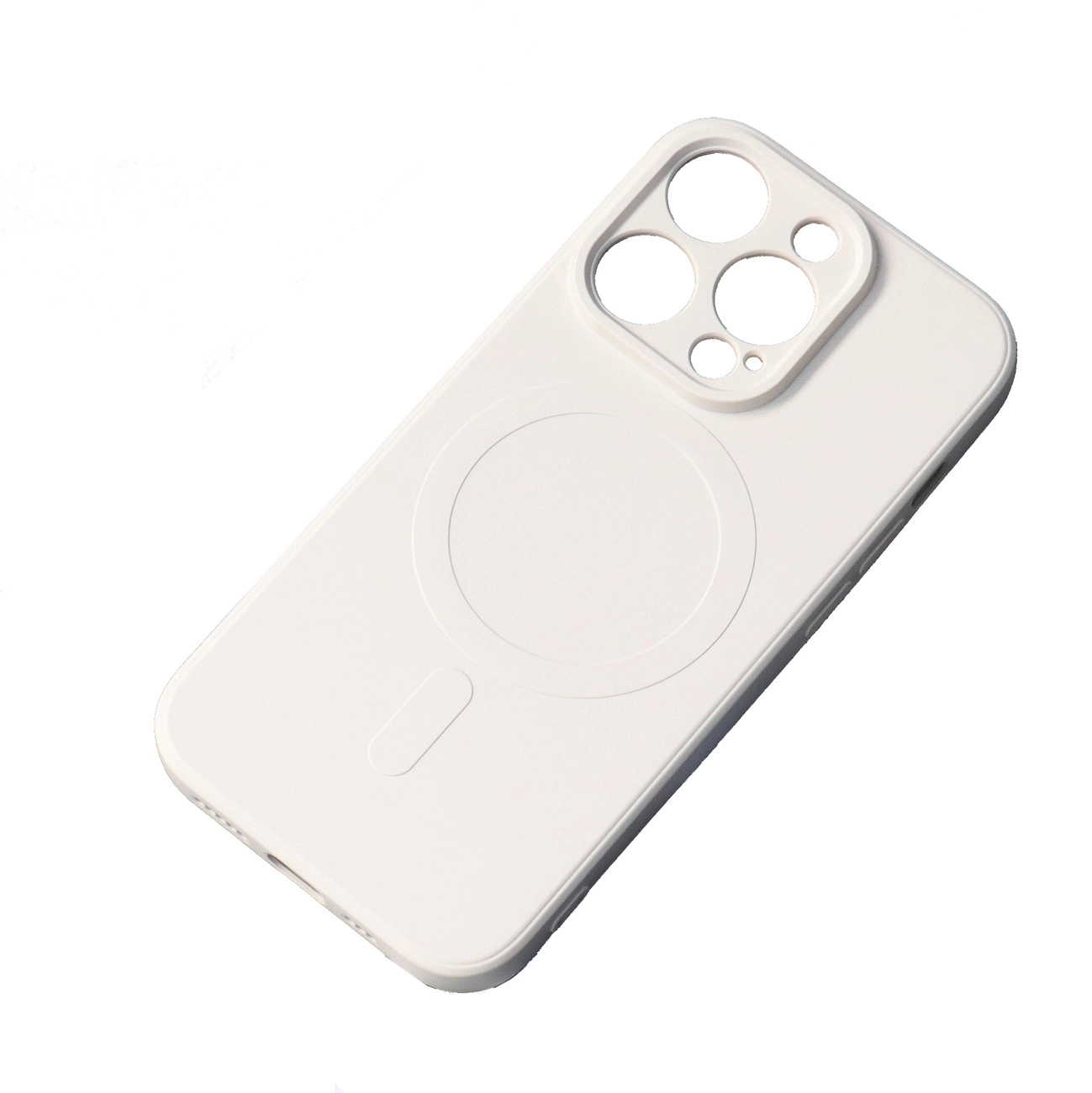 Silikoninen Suojakuori MagSafe iPhone 16e / 17e - beige