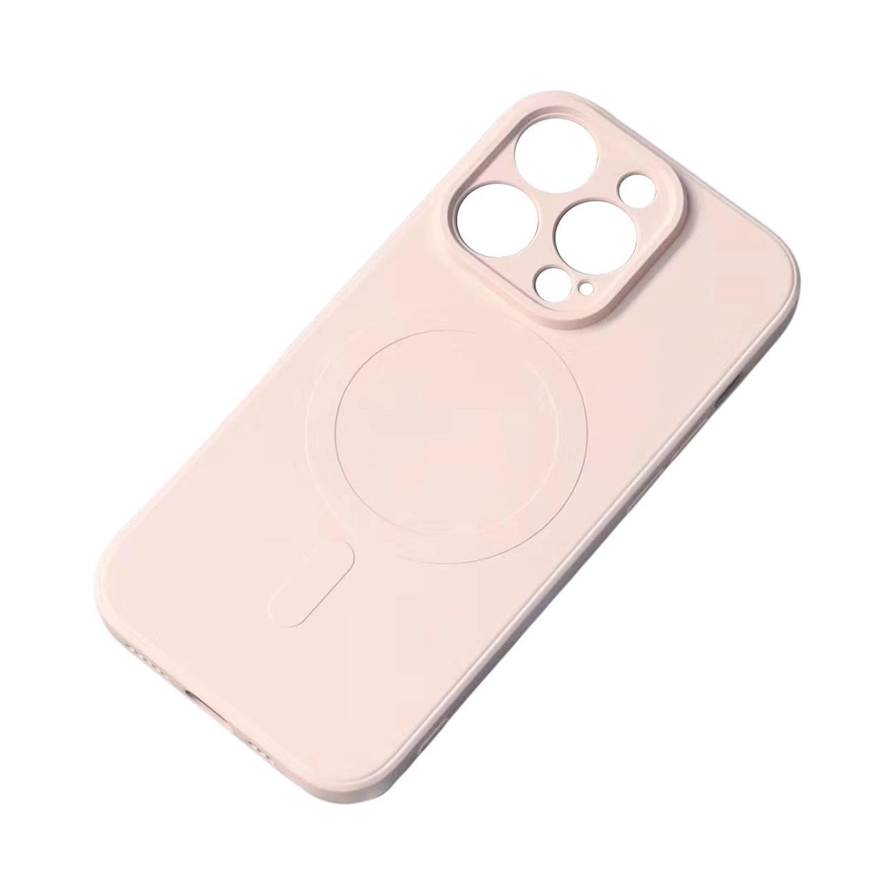 Silikoninen Suojakuori MagSafe iPhone 16e / 17e - vaaleanpunainen