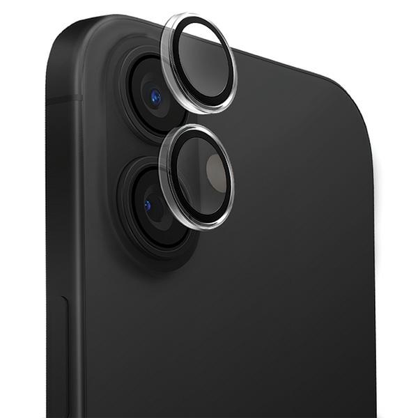 Uniq Optix Clear Camera Lens Protector iPhone 16 / 16 Plus with Applicator - Clear Black